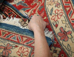 Area rug repair